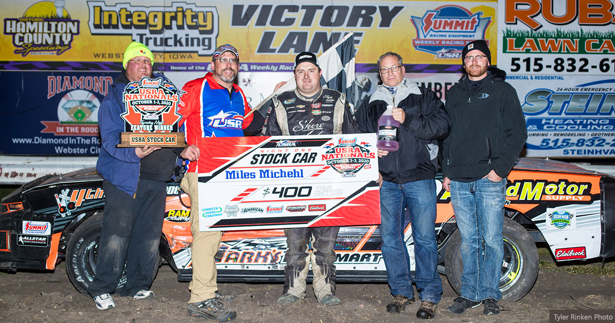 Hamilton County Speedway Schott, Michehl, Jackson, Gulbrandson draw