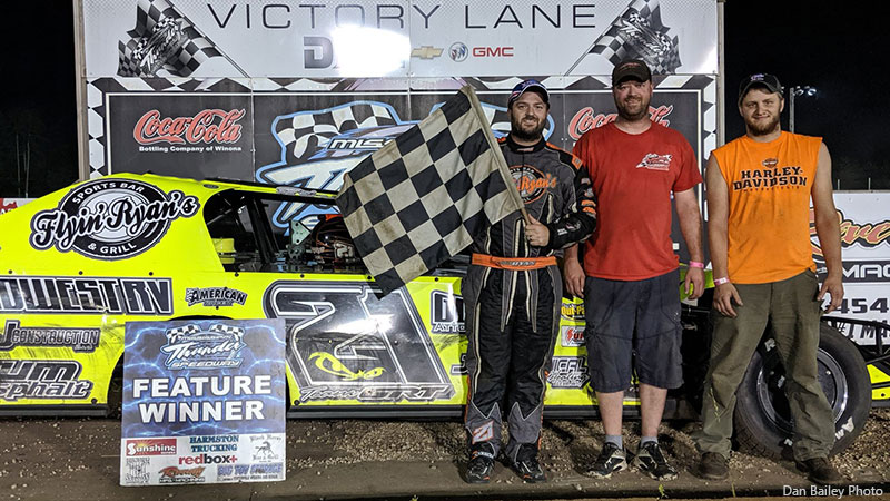 Ryan Olson won the Out-Pace USRA B-Mod feature.