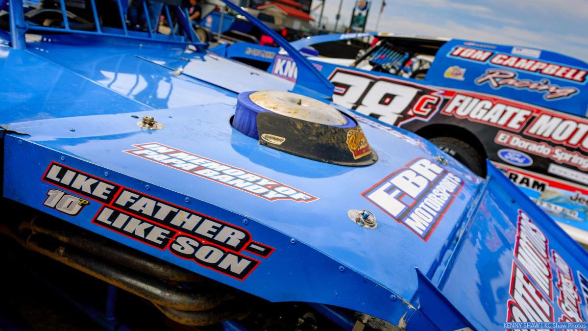 The father-son duo of Jason and Dayton Pursley can be found in the Lucas Oil Speedway pits each week.