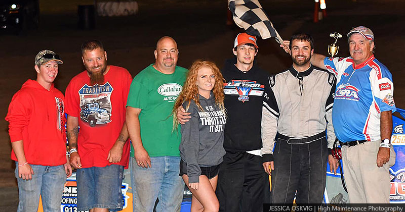 Patrick Royalty won the Out-Pace USRA B-Mod main event.