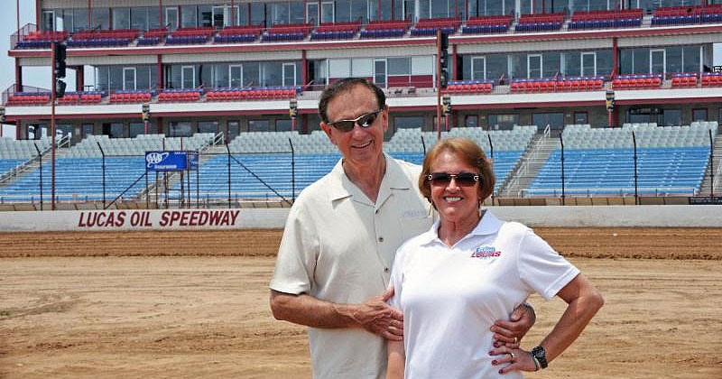 Forrest and Charlotte Lucas opened Lucas Oil Speedway in the summer of 2006. (Lucas Oil Speedway file photo)