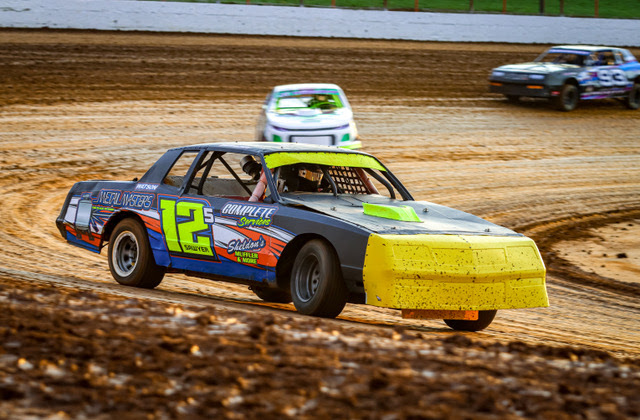 Christopher Sawyer of Buffalo had a solid fifth-place points finish in O'Reilly Auto Parts USRA Stock Cars last season at Lucas Oil Speedway. (GS Stanek Racing Photography)