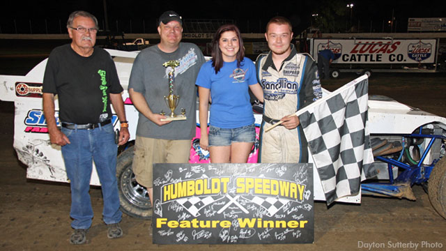 Tanner Mullens won the USRA Modified main event on Friday, June 20, at the Humboldt Speedway in Humboldt, Kan.