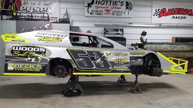 A sneak preview of Ronnie Woods' new-look No. 53 Modified