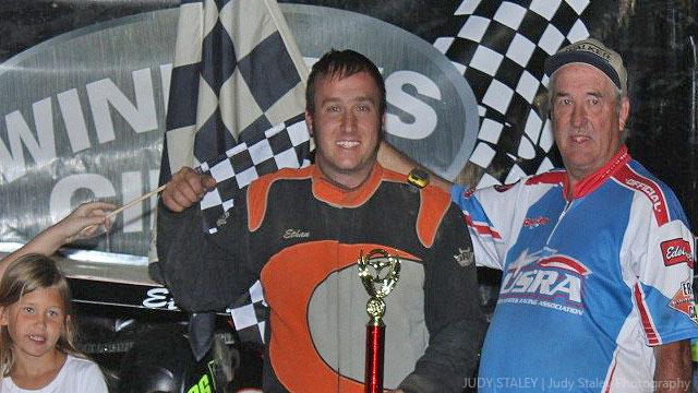 Ethan Isaacs won the Out-Pace USRA B-Mod feature.