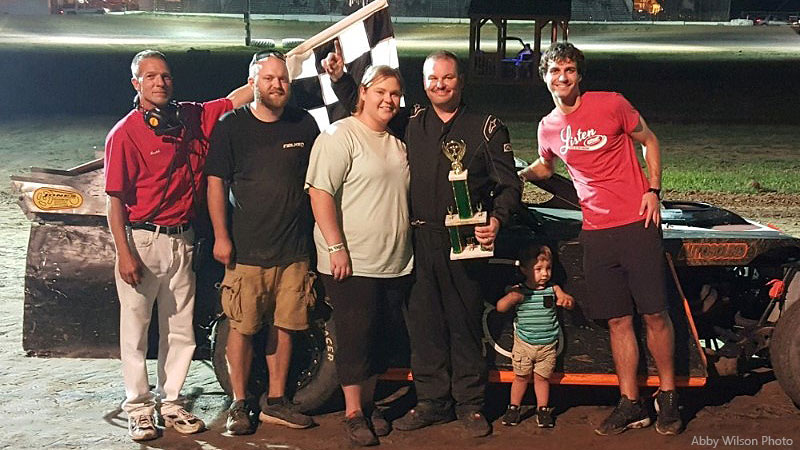 Jimmy Dowell of Boonville, Mo., garnered his second-ever Central Missouri Speedway victory Saturday night with the USRA Modifieds.