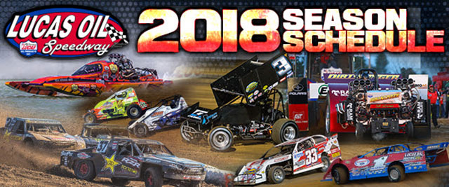 Lucas Oil Speedway unveils 2018 schedule