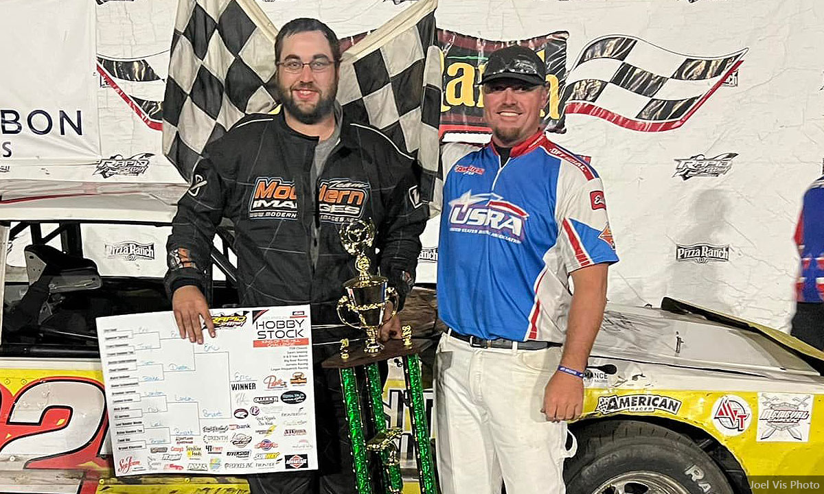 Eric Gaul won the USRA Hobby Stock King of the Hill Challenge.