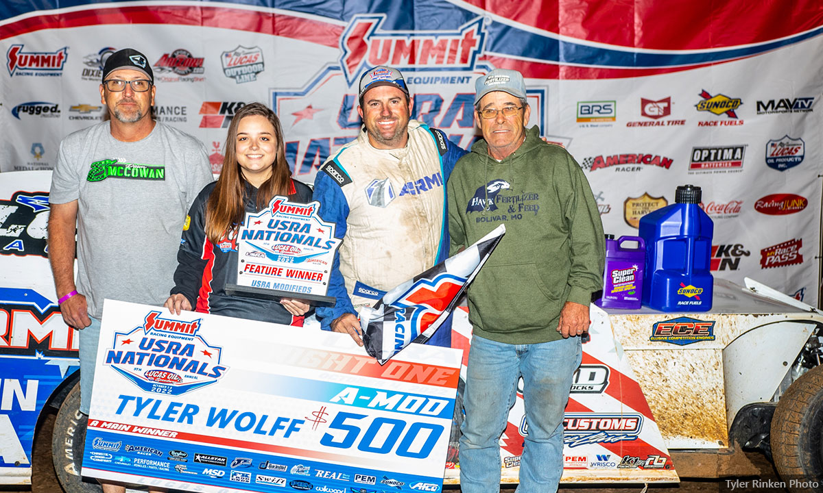 Wolff, Thornton, Clinton, Sheets shine in Tuesday’s Summit USRA Nationals opener