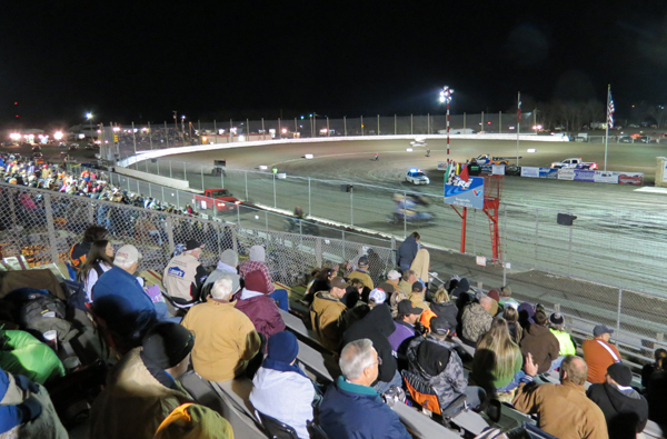An excellent crowd was on hand for the season-opening event at the RPM Speedway.