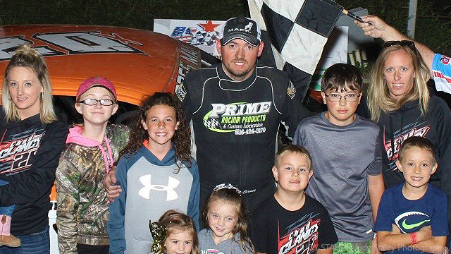 Chad Clancy won the Holley USRA Stock Car feature.