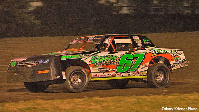 Kyle Falck won the Holley USRA Stock Car feature.