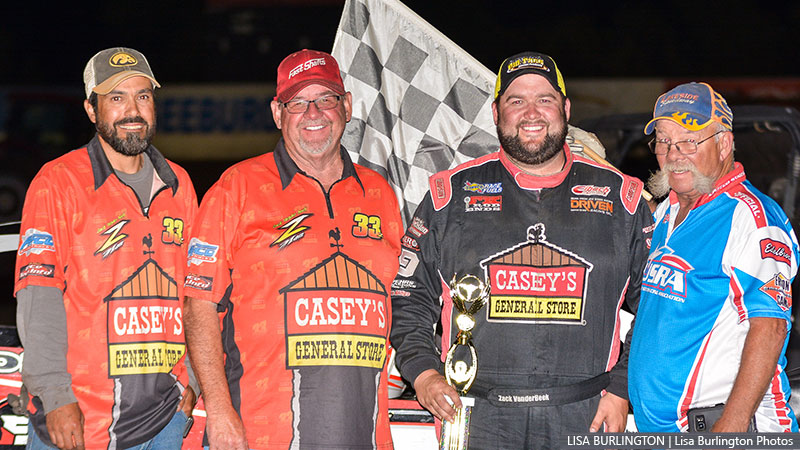 Zack VanderBeek won the USRA Modified feature.